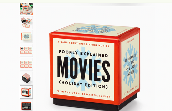 Poorly Explained Movies (Holiday Edition) Game