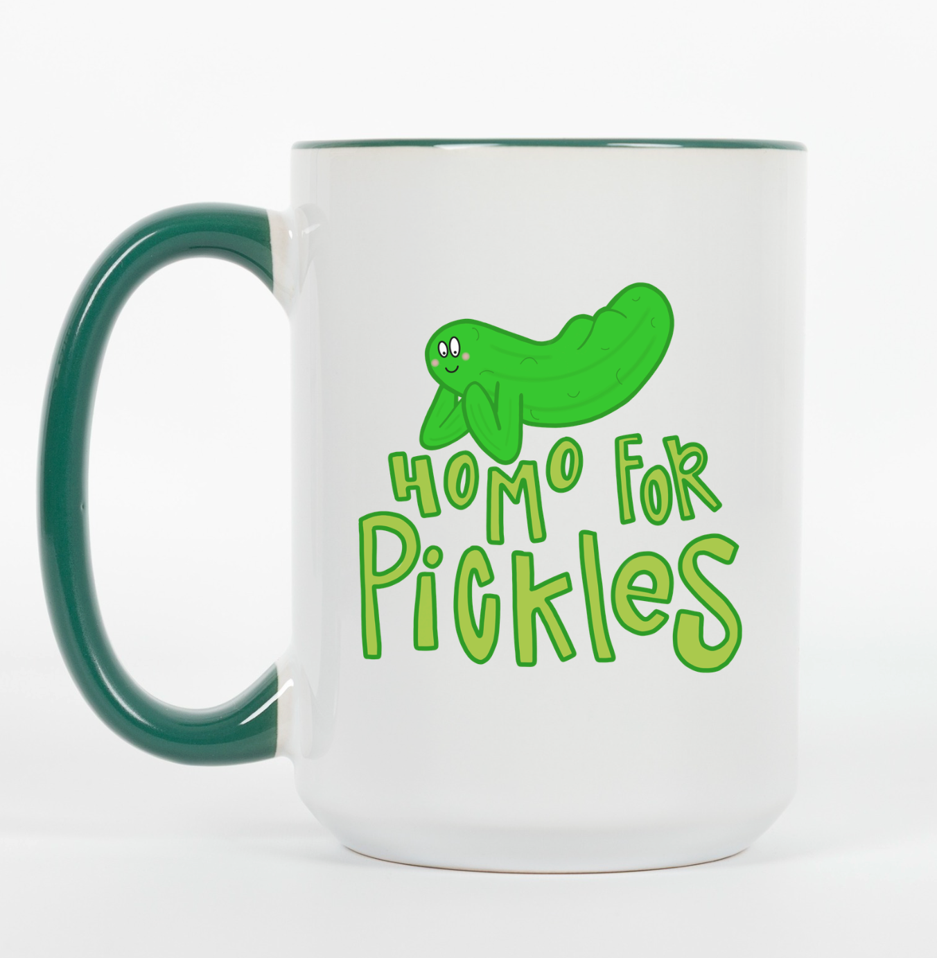 Homo For Pickles 15 oz Mug