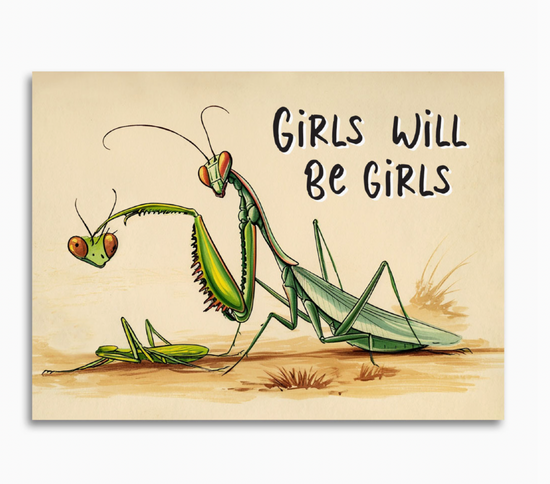 Girls Will Be Girls Card