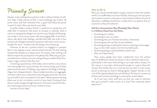 Feral Self-Care: 100 Ways to Liberate and Celebrate Your Messy, Wild, and Untamed Self Book
