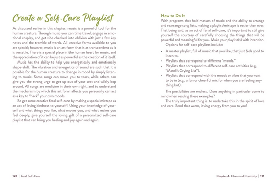 Feral Self-Care: 100 Ways to Liberate and Celebrate Your Messy, Wild, and Untamed Self Book