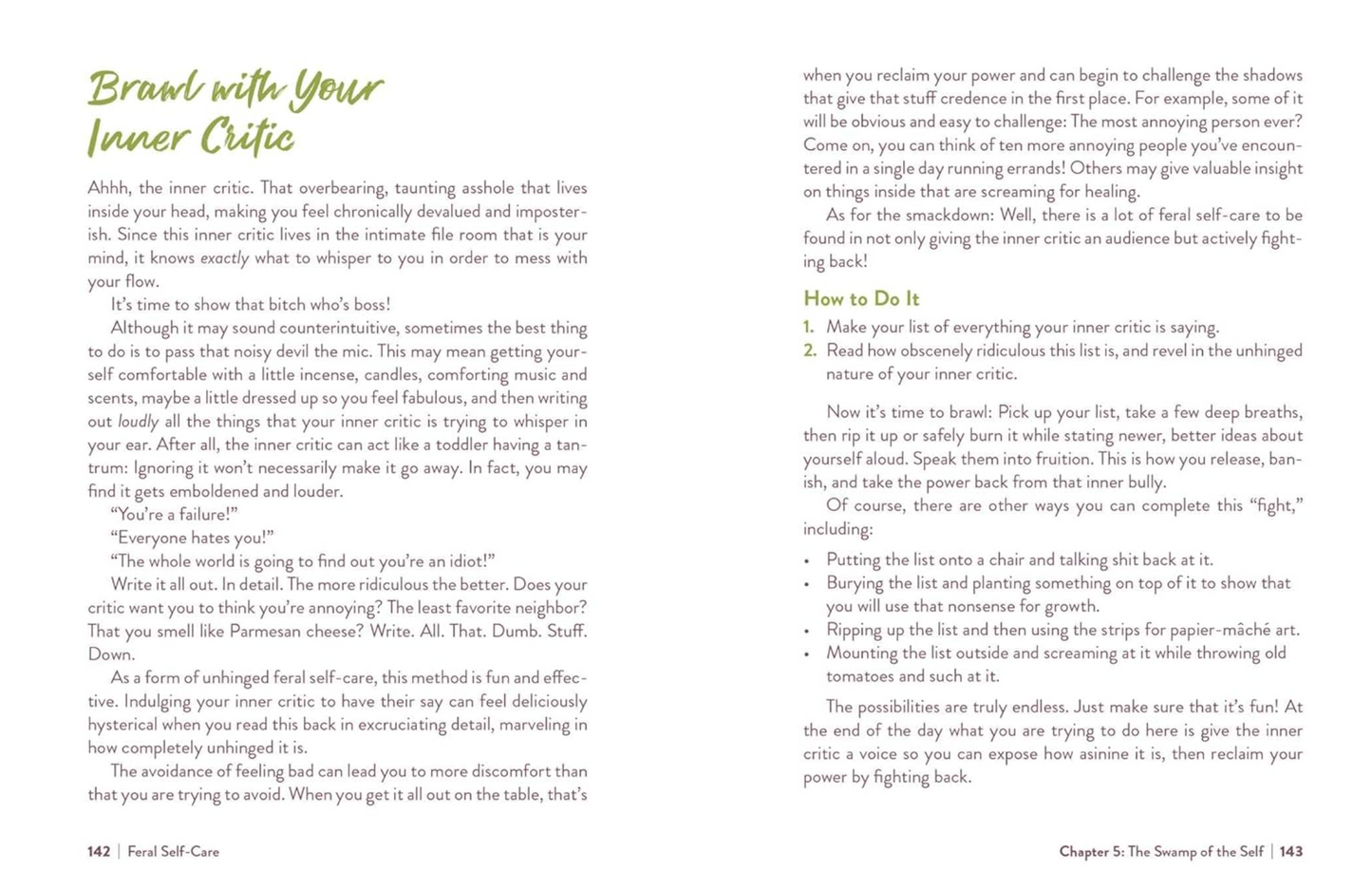 Feral Self-Care: 100 Ways to Liberate and Celebrate Your Messy, Wild, and Untamed Self Book