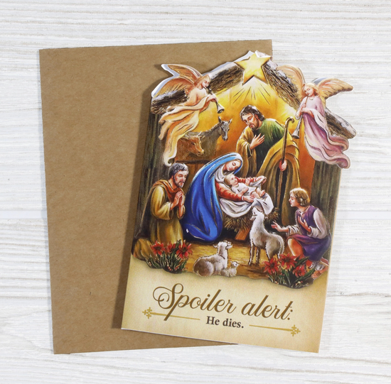 Spoiler Alert: He Dies Card