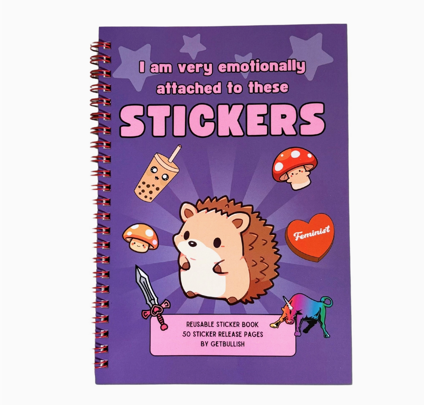 I Am Very Emotionally Attached To These Stickers Reusable Sticker Book