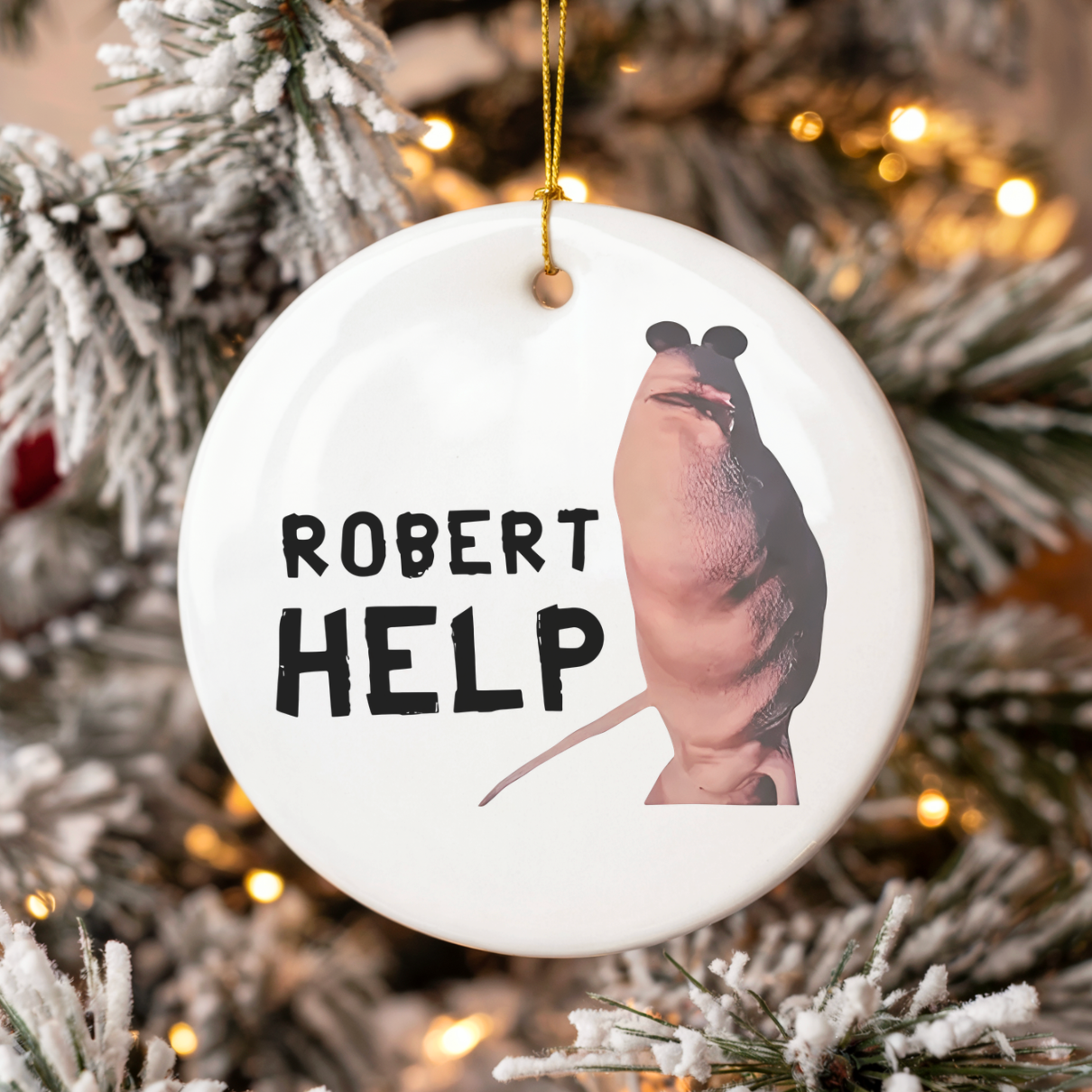 Robert Help Ornament