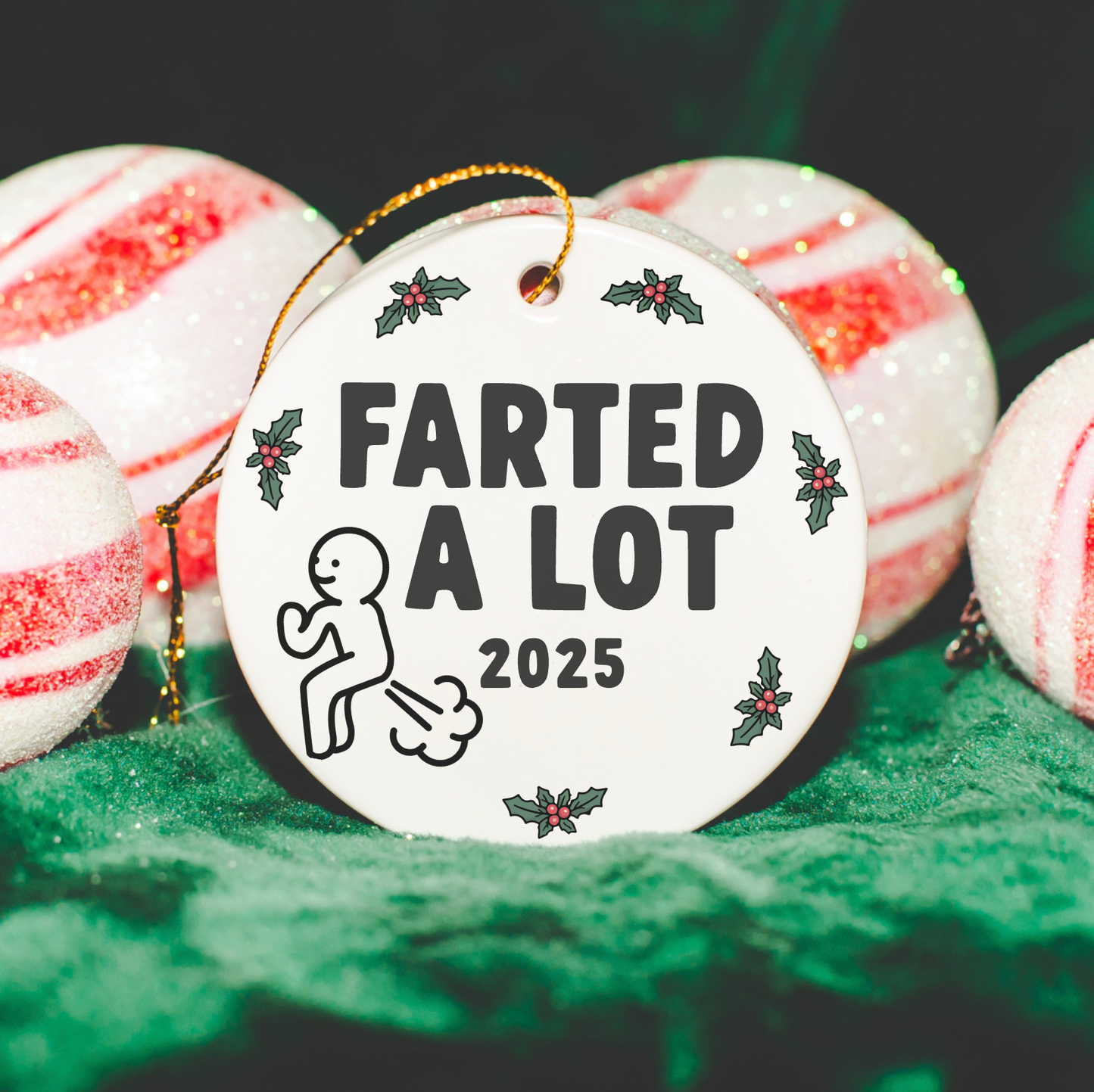 Farted A Lot 2025 Ornament