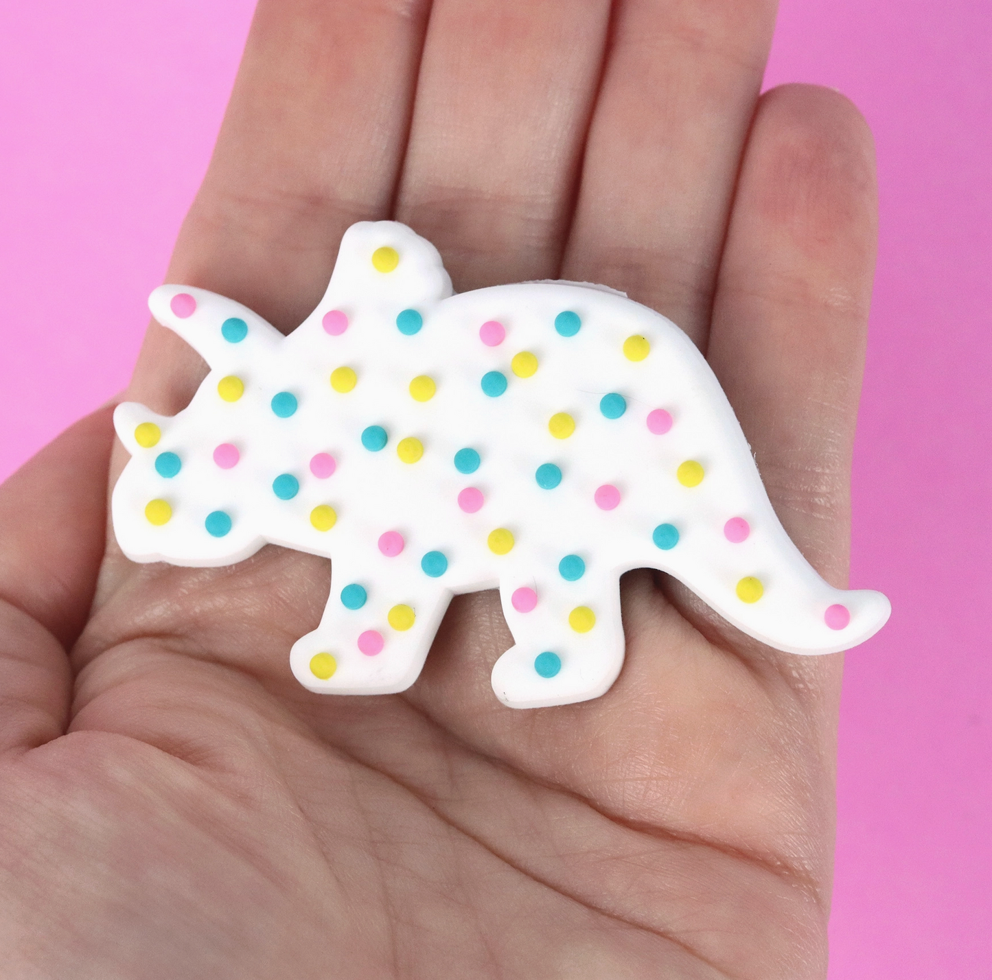 Triceratops Dino Cookie Magnet