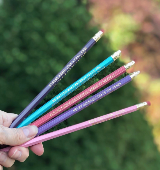 Strong Women Pencil Set - 5 pack