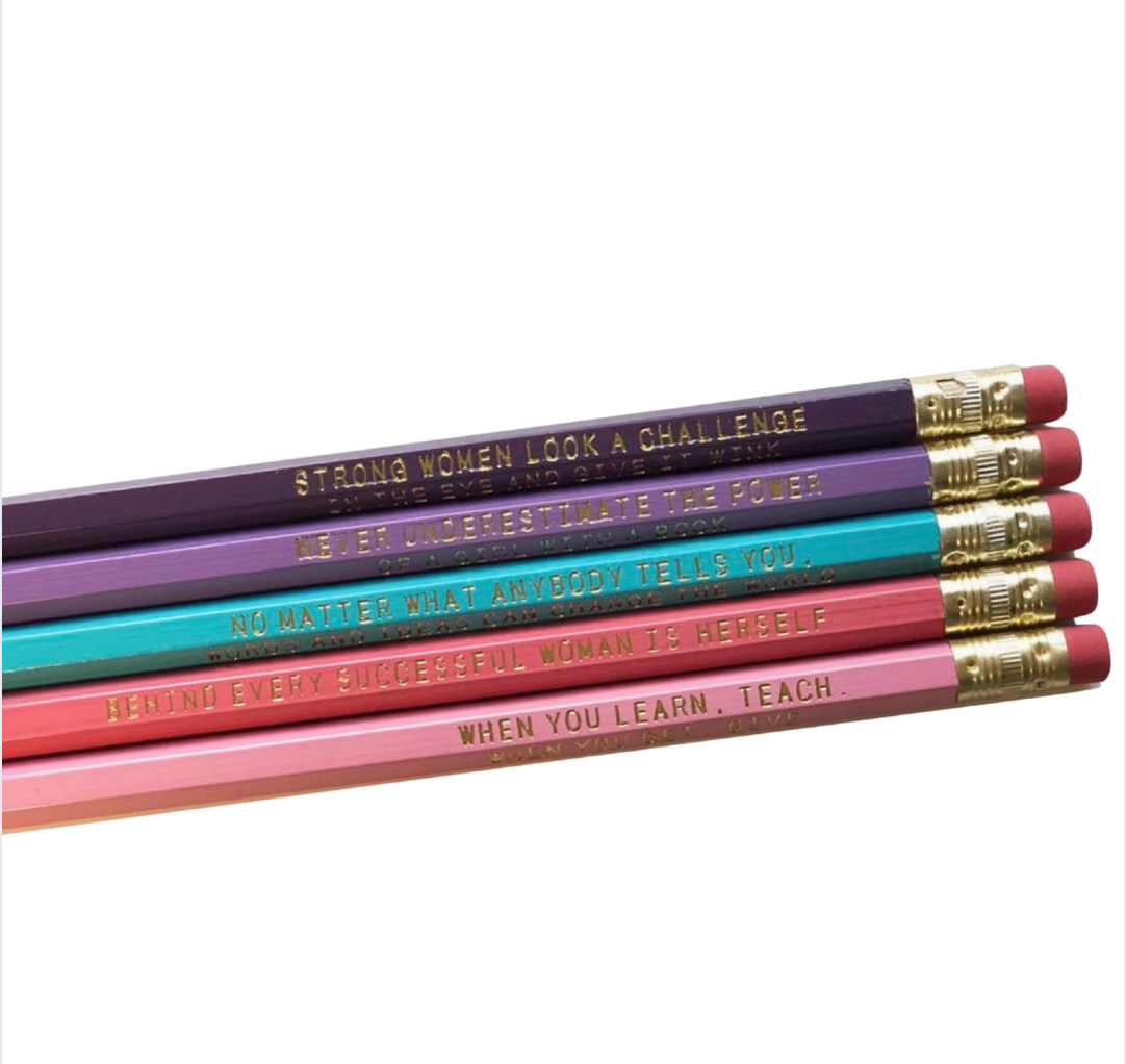 Strong Women Pencil Set - 5 pack