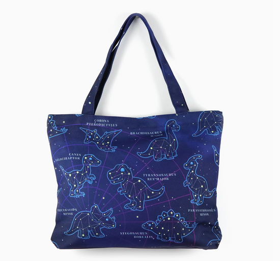 Dino Constellation Tote Bag