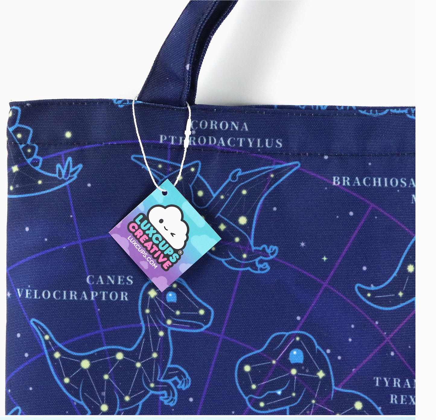 Dino Constellation Tote Bag