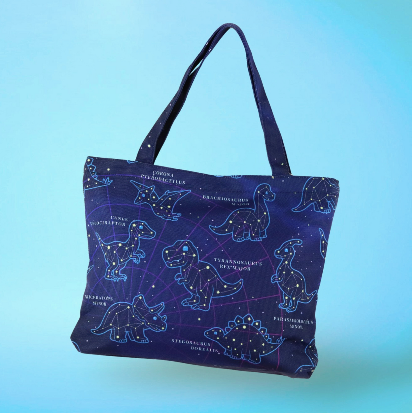 Dino Constellation Tote Bag