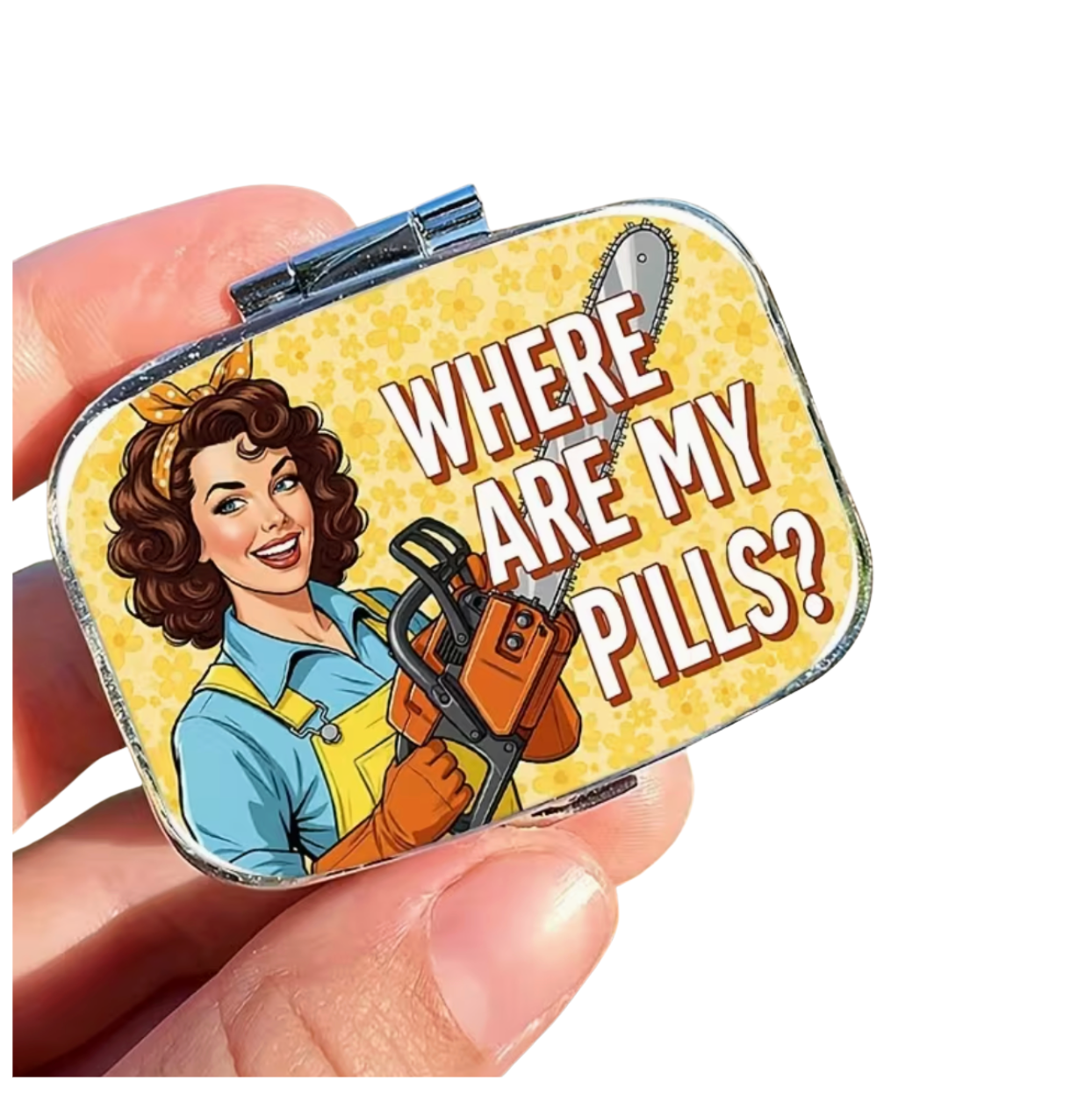 Where Are My Pills Medication Tin