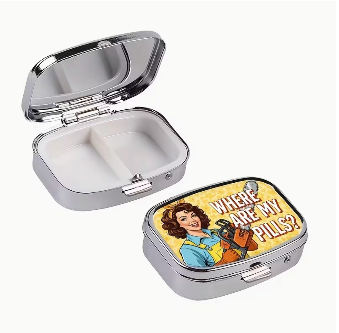 Where Are My Pills Medication Tin