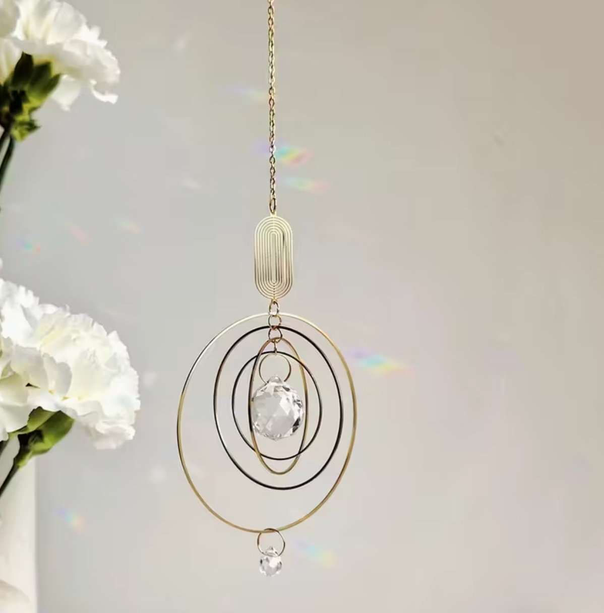 Bohemian Style Crystal Suncatcher