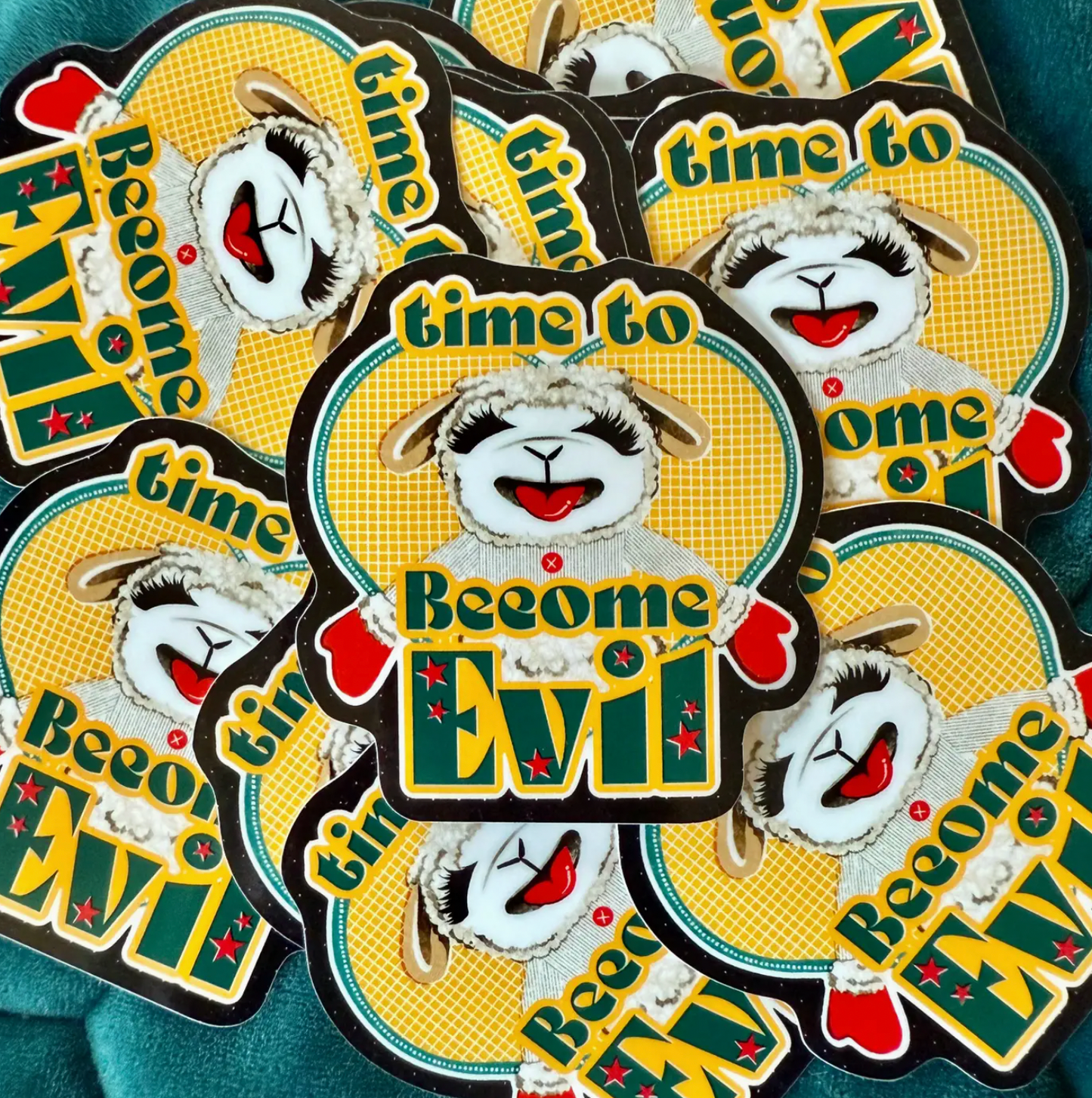 Time To Become Evil Sticker