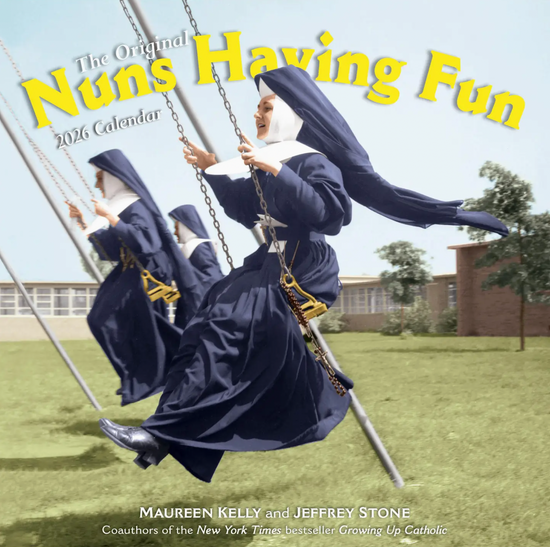 Nuns Having Fun Wall Calendar 2026