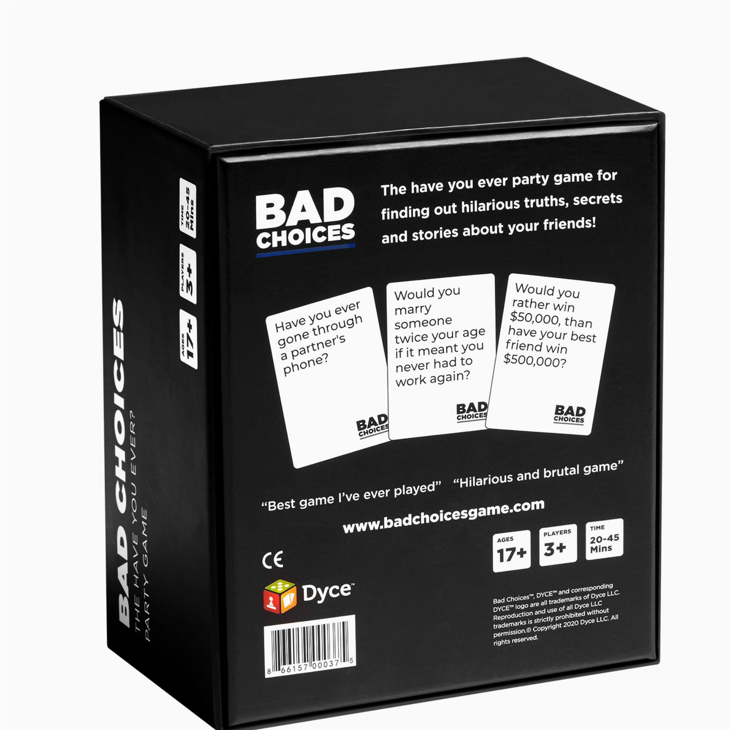 Bad Choices: the Have You Ever? Game