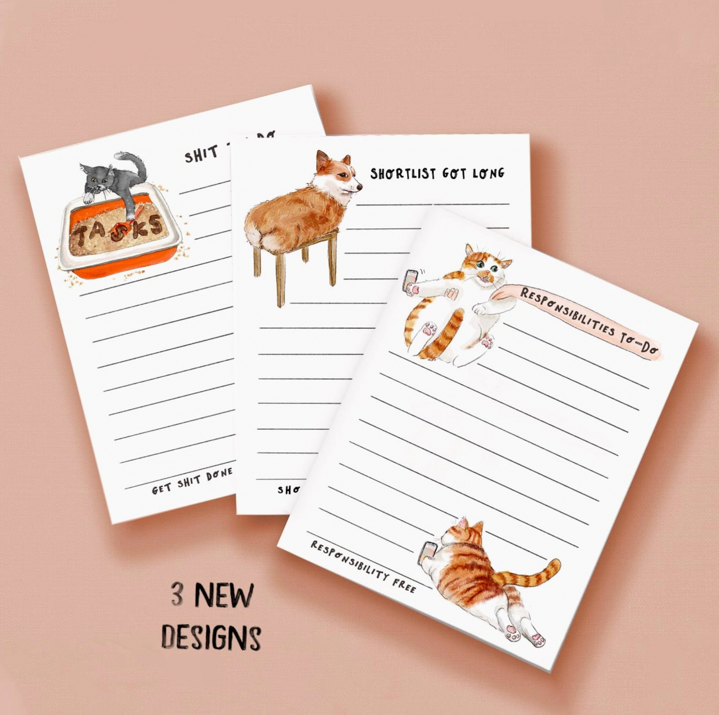 Corgi Shortlist Notepad