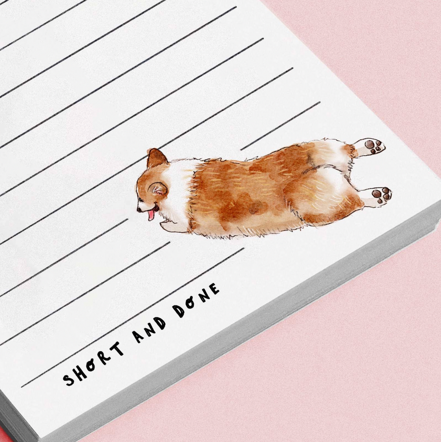 Corgi Shortlist Notepad