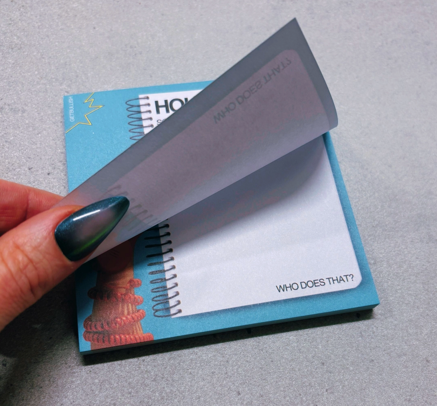 Holy Shit Somebody Called On The Phone Sticky Note