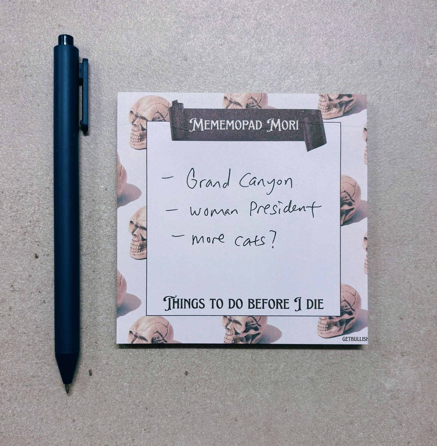 Mememopad Mori Sticky Notes