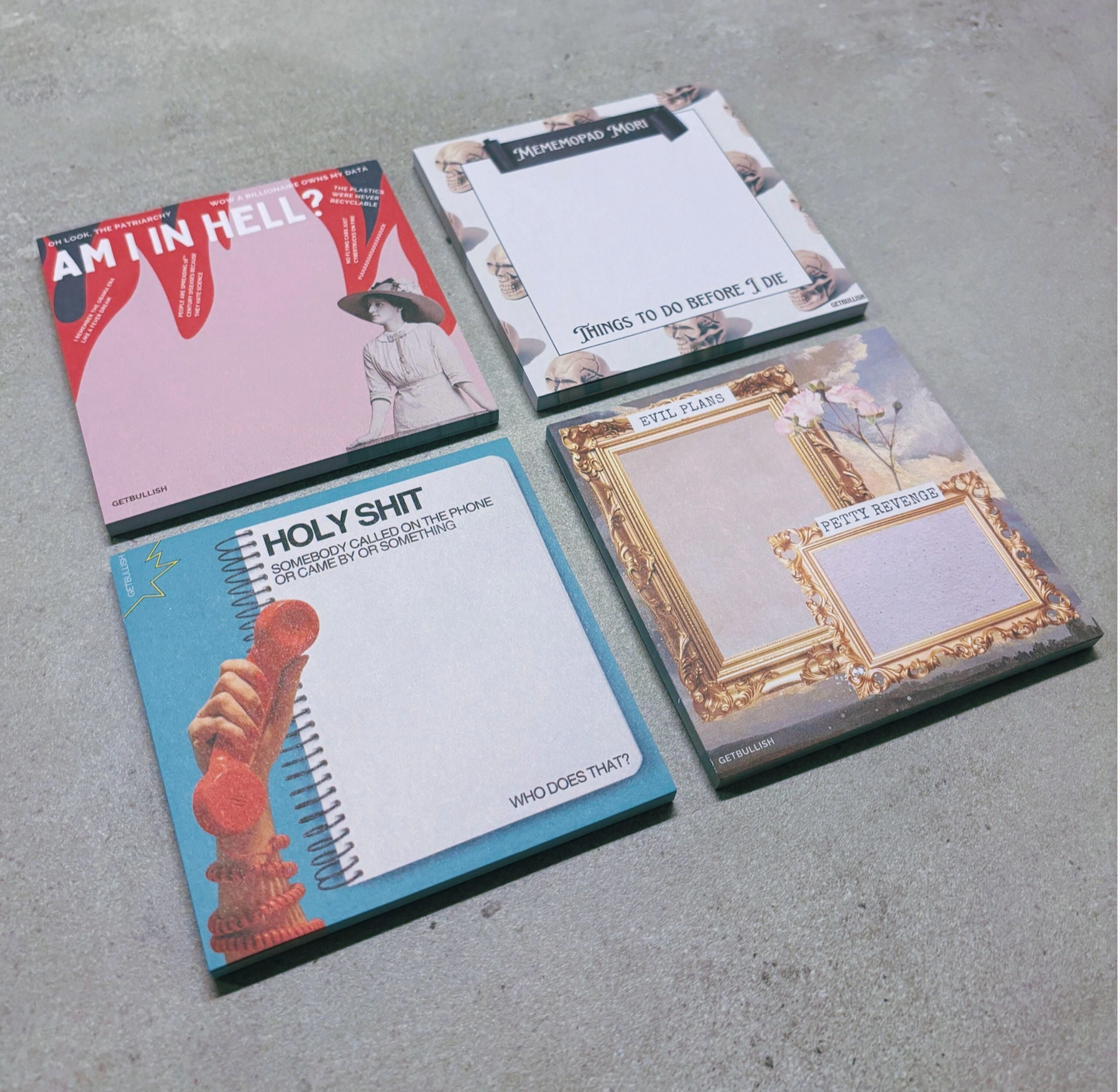 Evil Plans Petty Revenge Sticky Notes