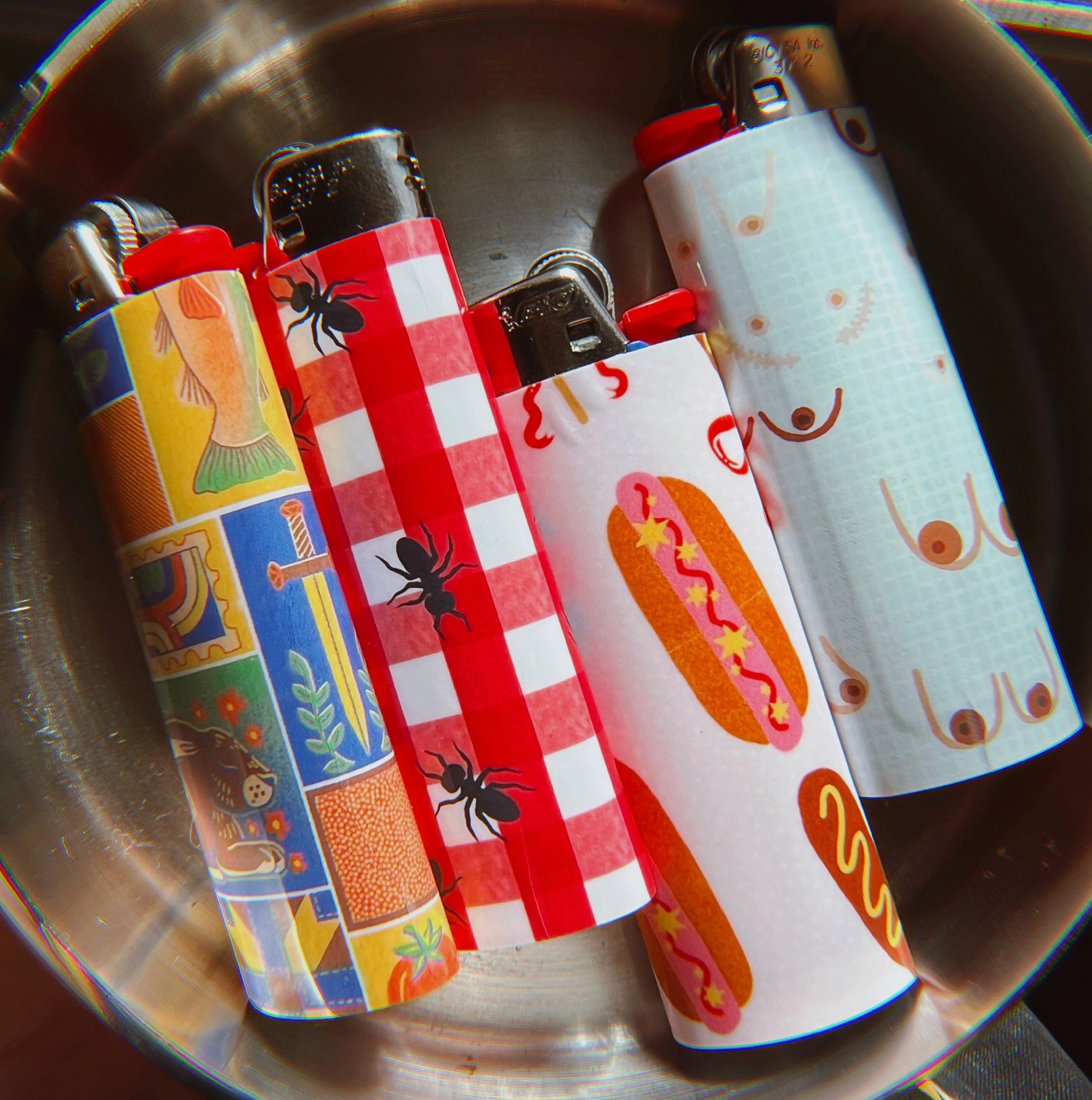 Boobs Are Awesome Lighter Vinyl Wrap