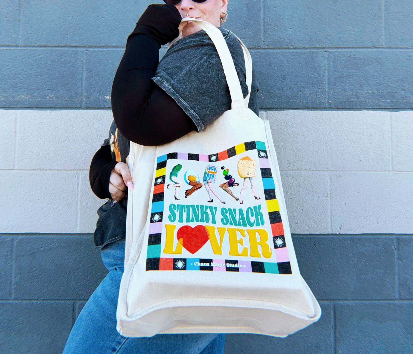 Stinky Snack Lover Tote Bag