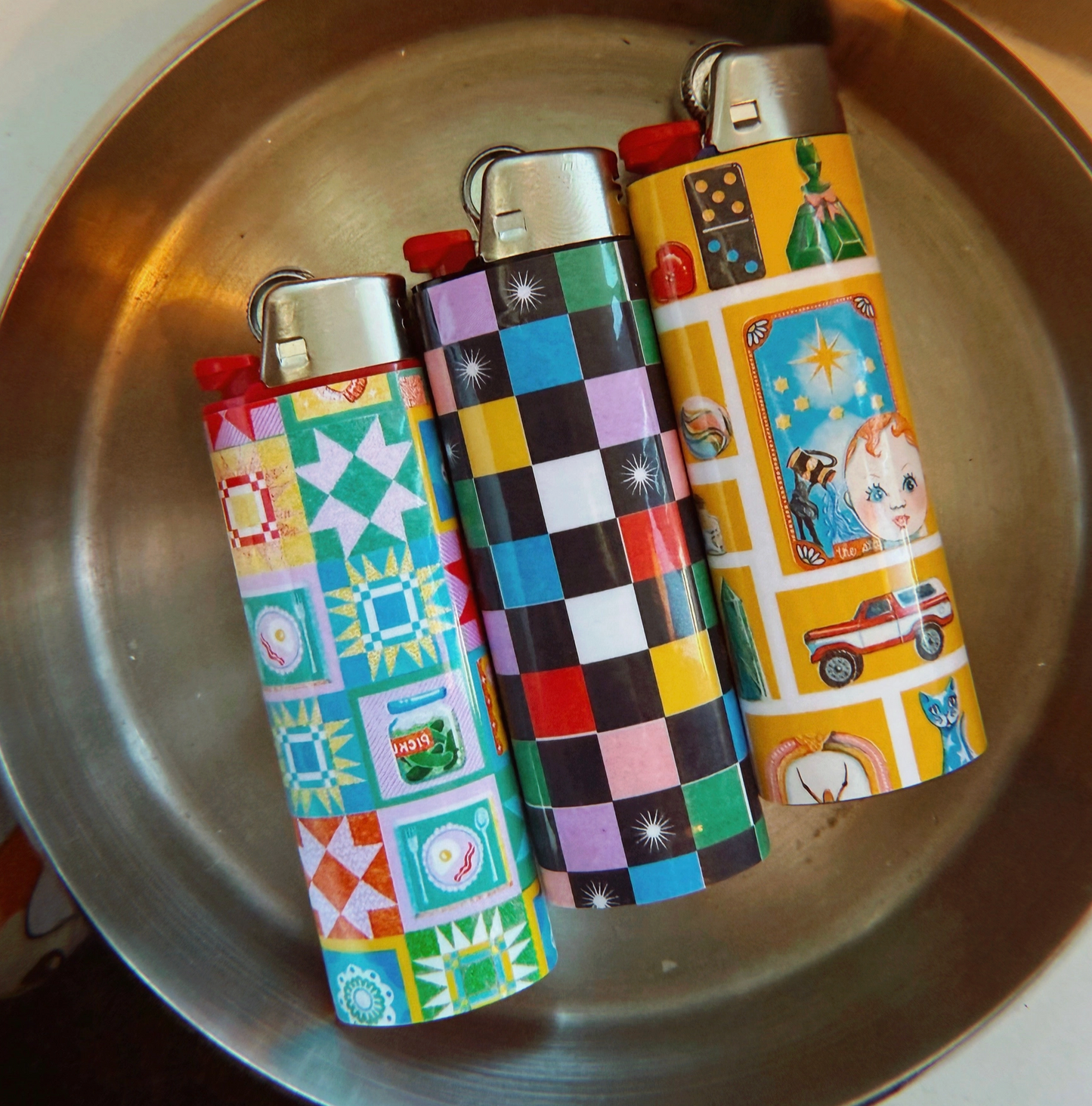 Colorful and Cozy Lighter Vinyl Wrap