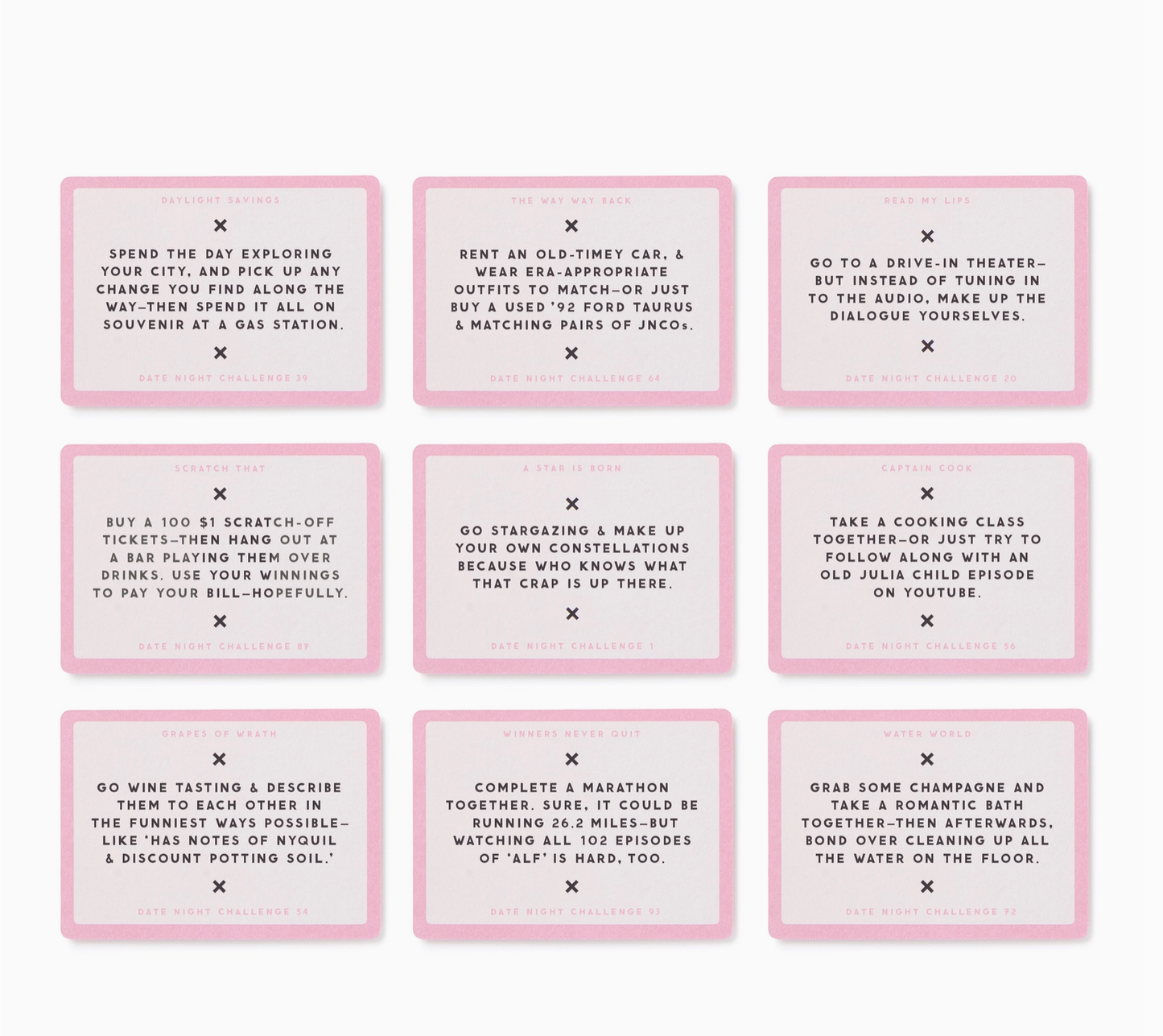 Date Night Challenges Deck