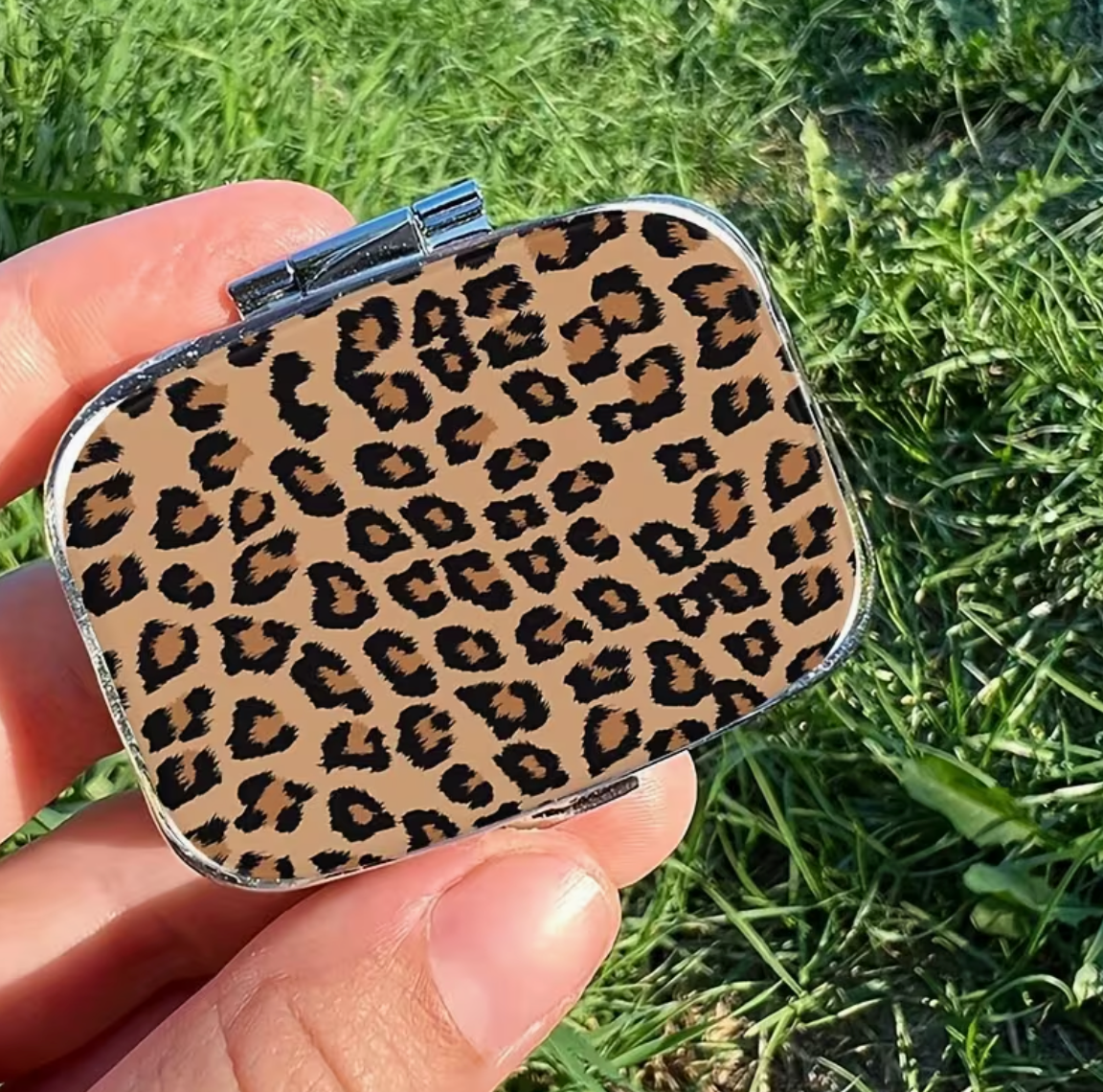 Cheetah Print Pill Tin