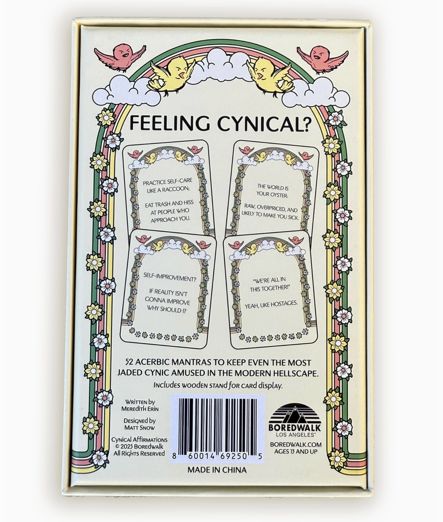 Cynical Affirmations Deck - 52 cards