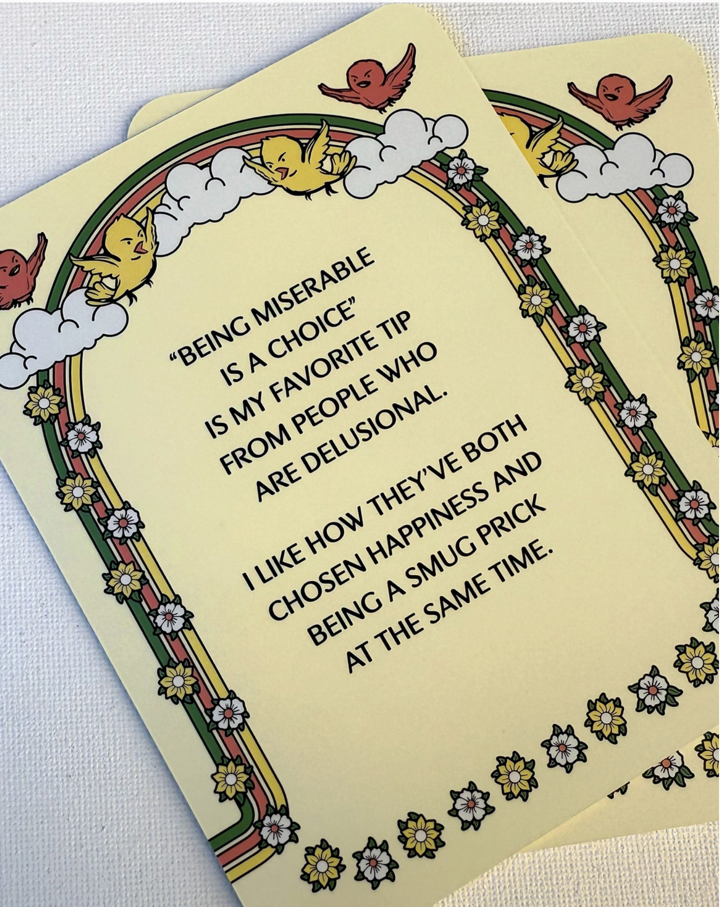 Cynical Affirmations Deck - 52 cards