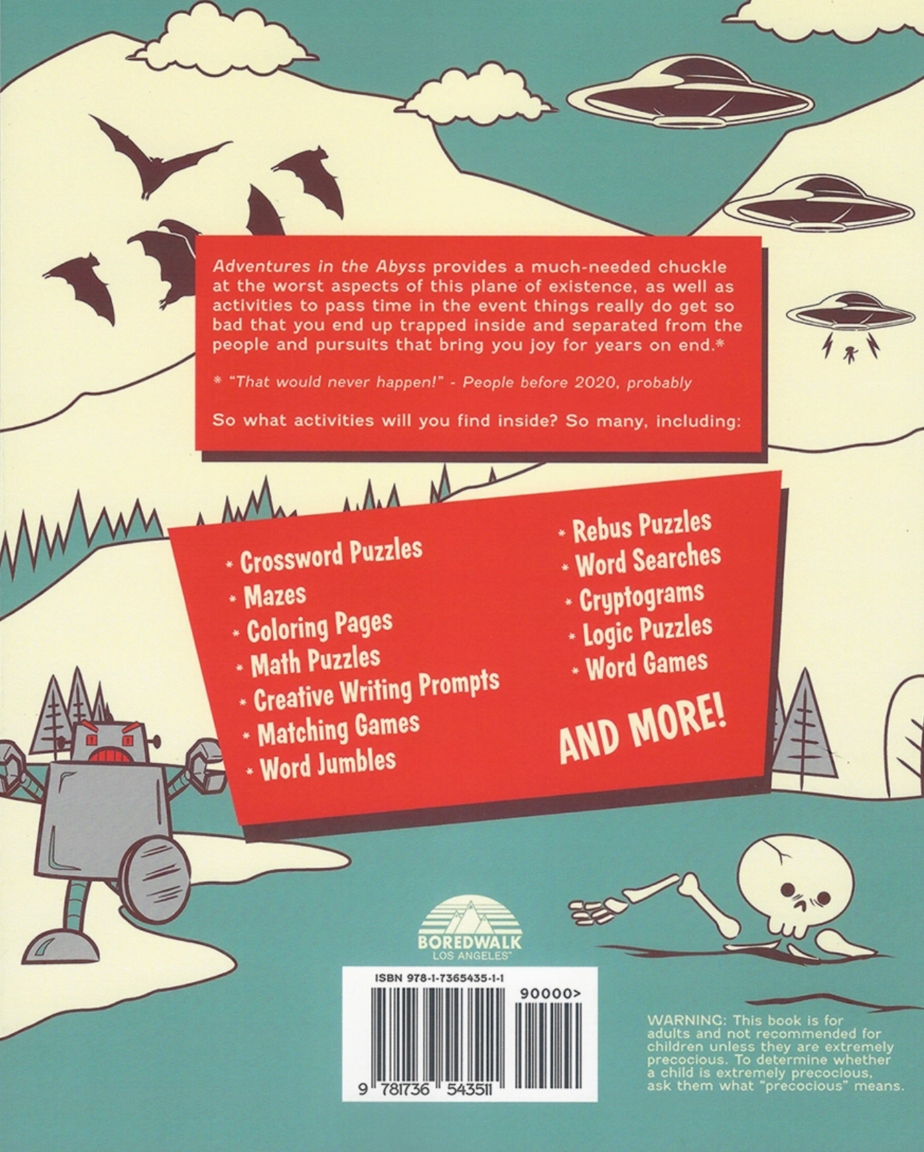 Adventures In The Abyss Activity Book