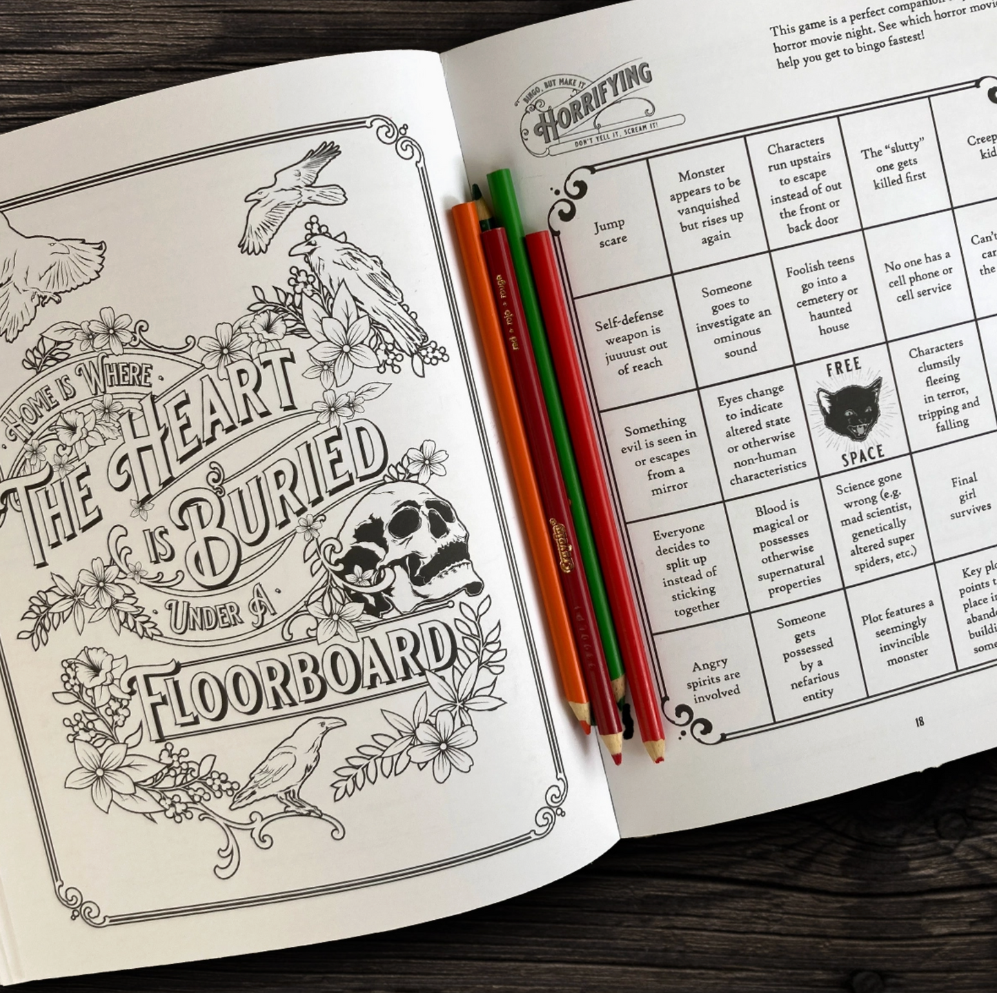 Bloodthirsty and Bewitched: An Activity Book for Strange and Unusual Adults