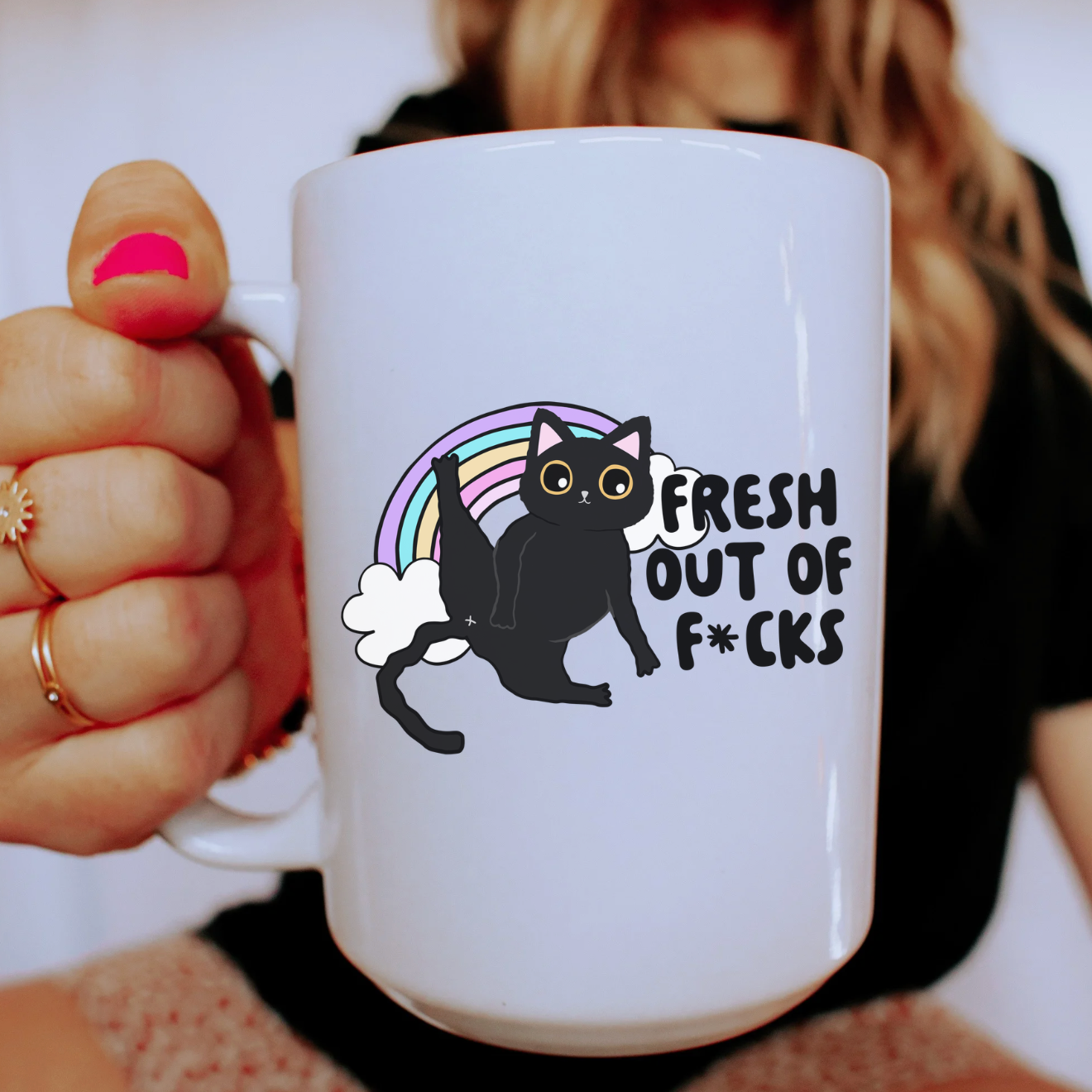 Fresh Out Of F*cks 15 oz Mug