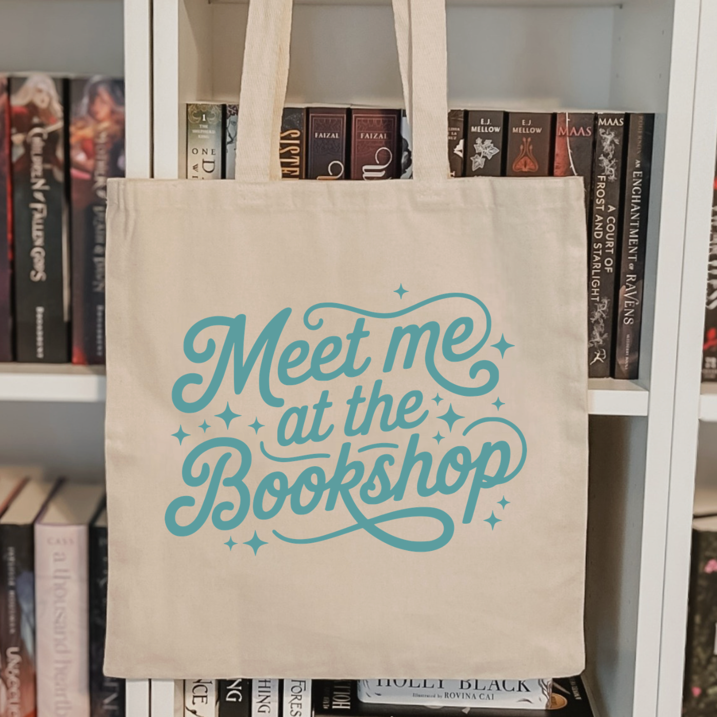 Meet Me At The Bookshop Tote Bag