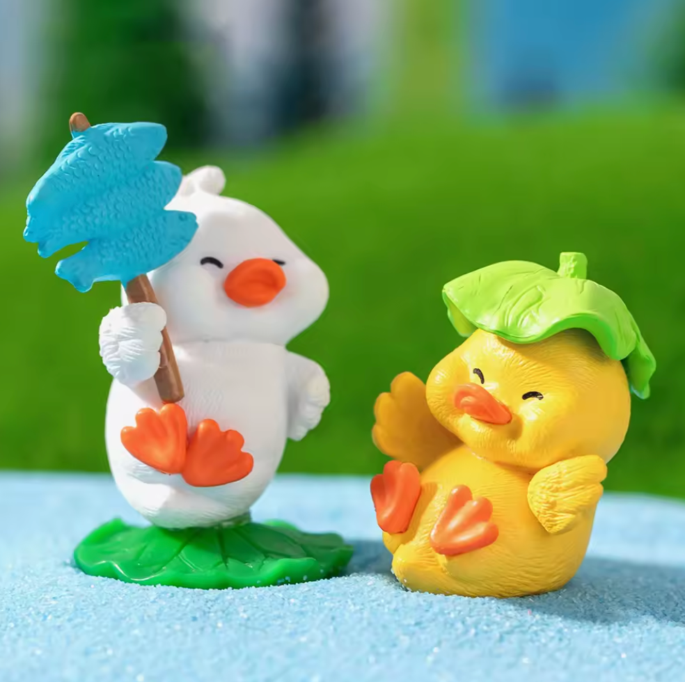 Whimsical Duck Figurines (Surprise Pull)