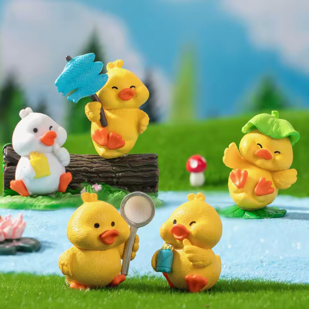 Whimsical Duck Figurines (Surprise Pull)