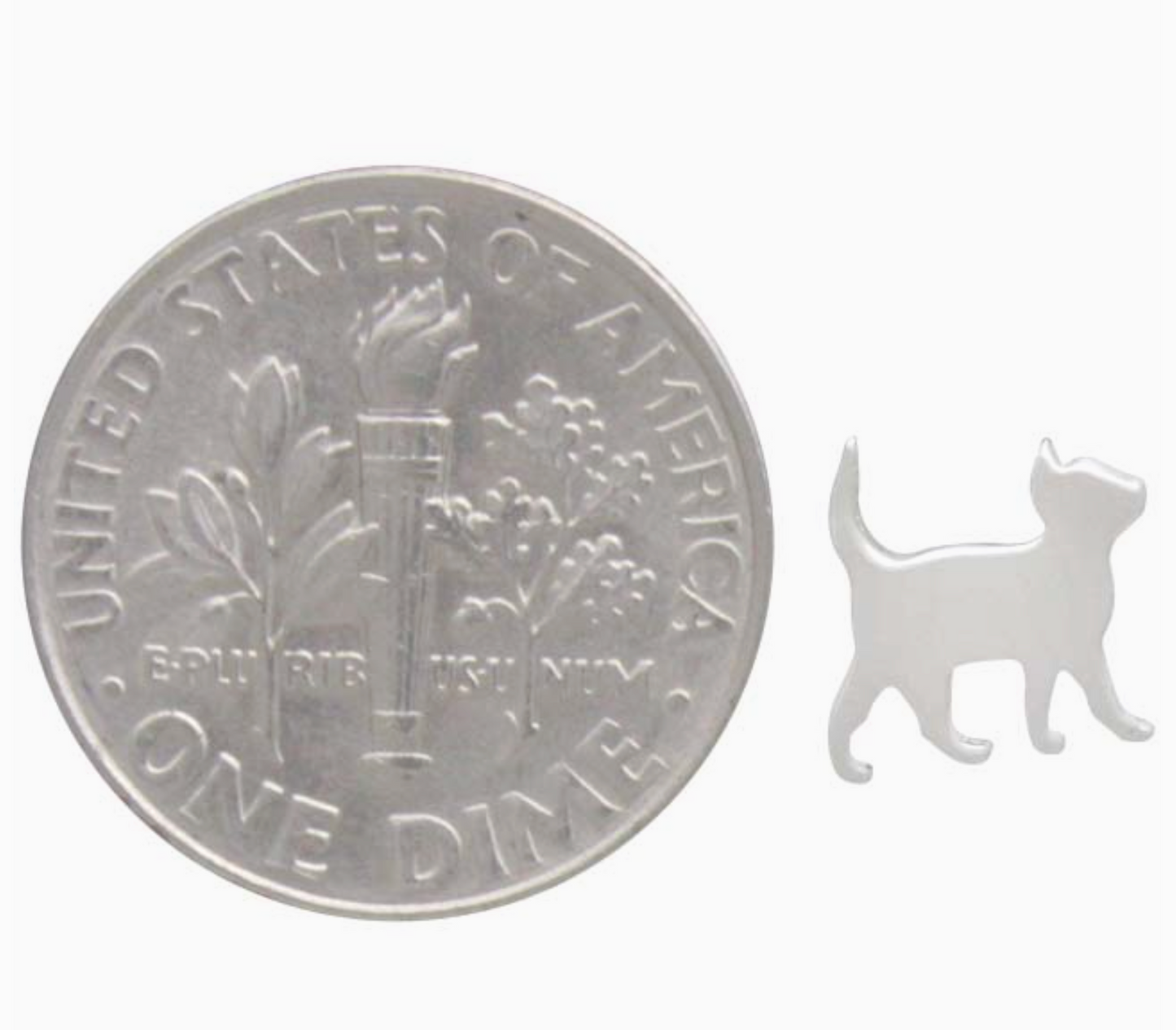 Curious Kitten Post Earrings