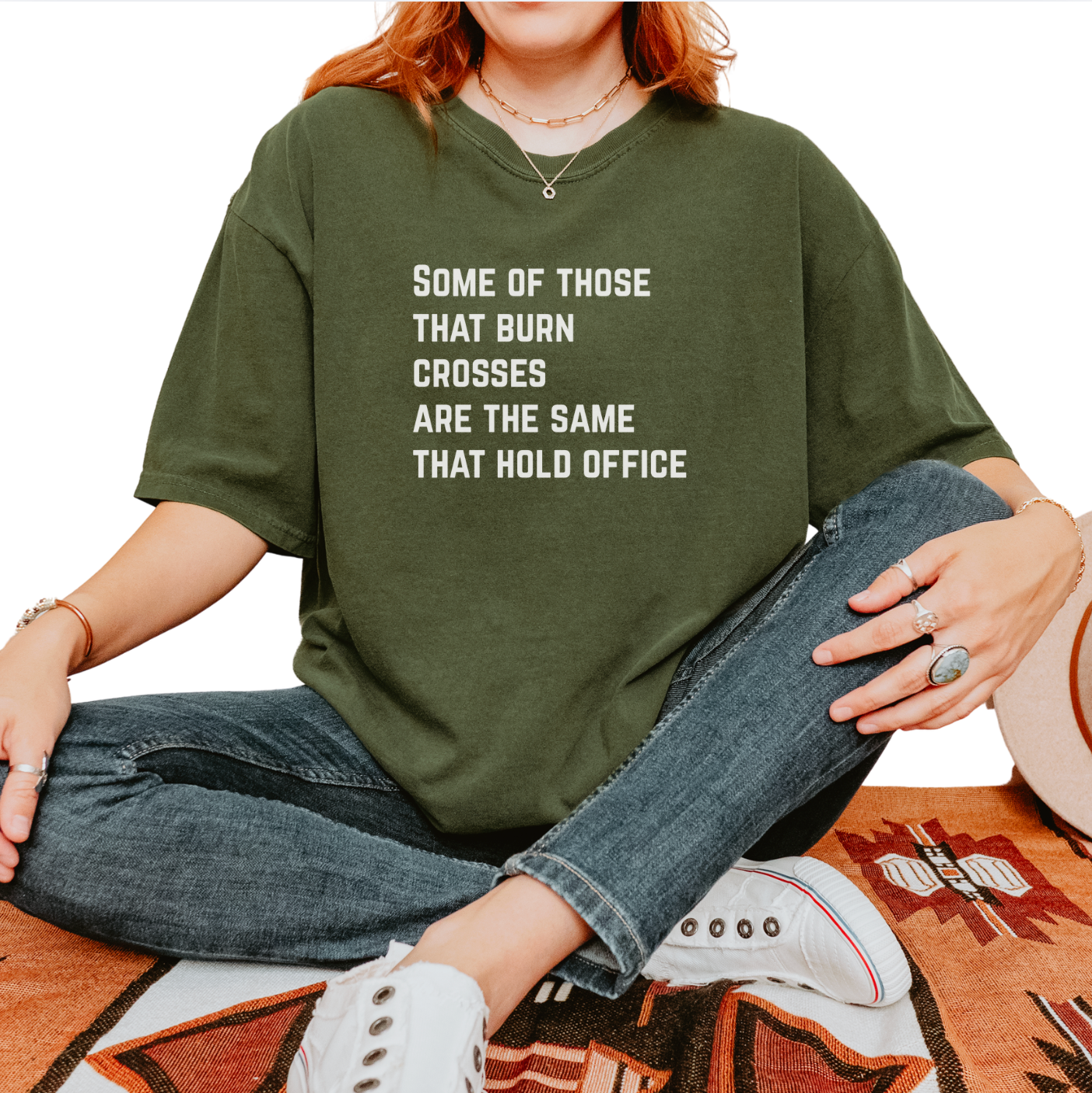 Some Of Those That Burn Crosses Are The Same That Hold Office Unisex Tee