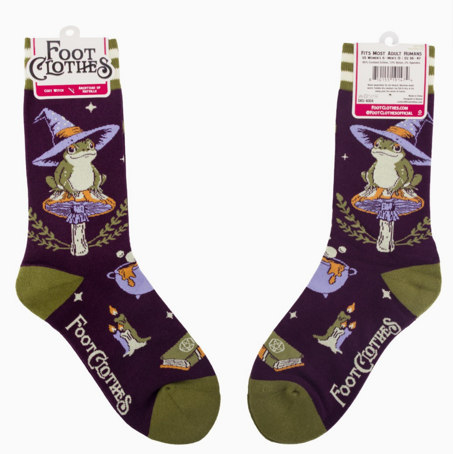 Archtoad of Hatville Socks