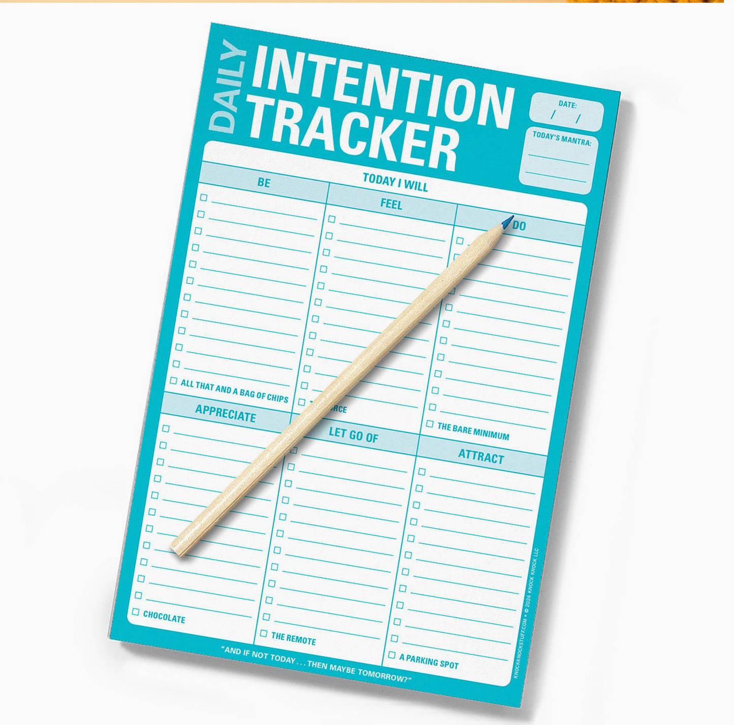 Intention Tracker Pad