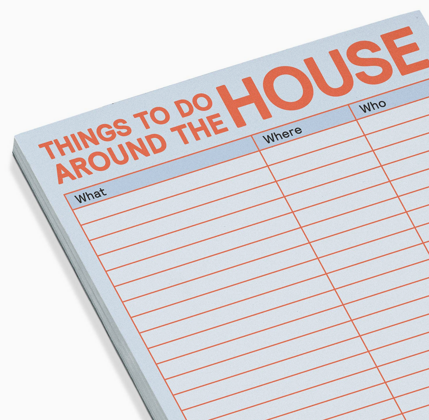 Things To Do Around The House Notepad