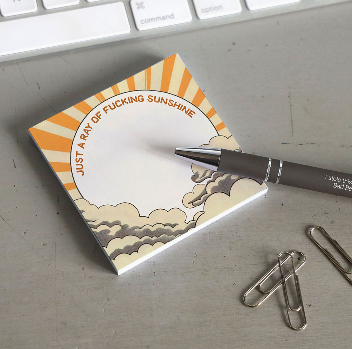 Just A Ray Of Fucking Sunshine Sticky Notes