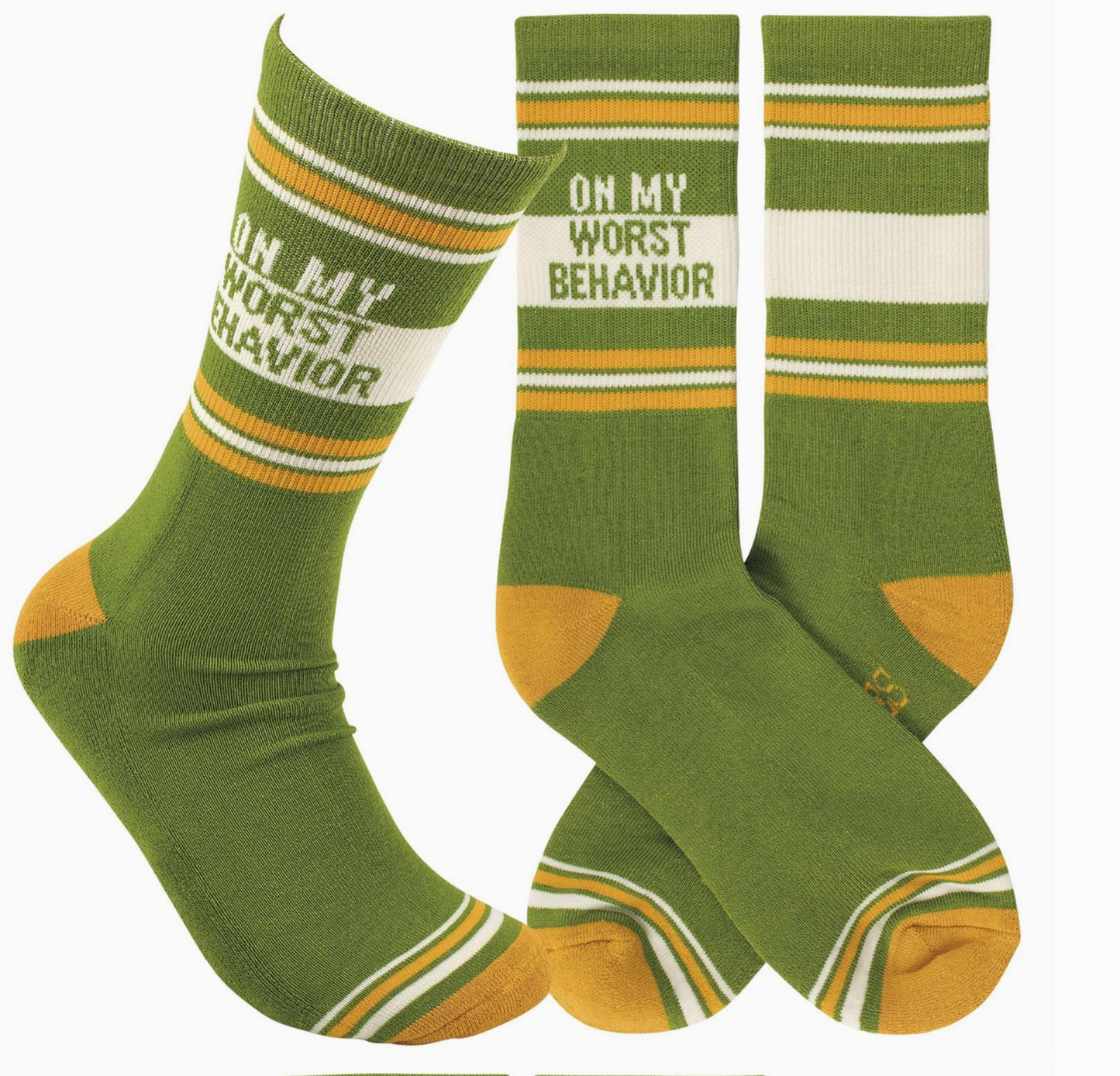 On My Worst Behavior Socks