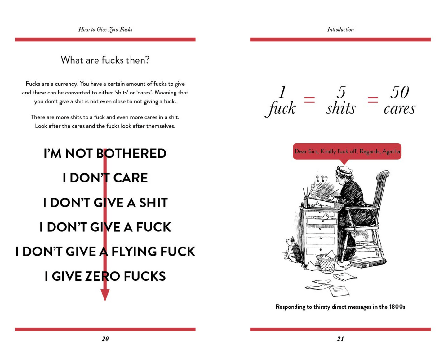 How To Give Zero F*cks Book