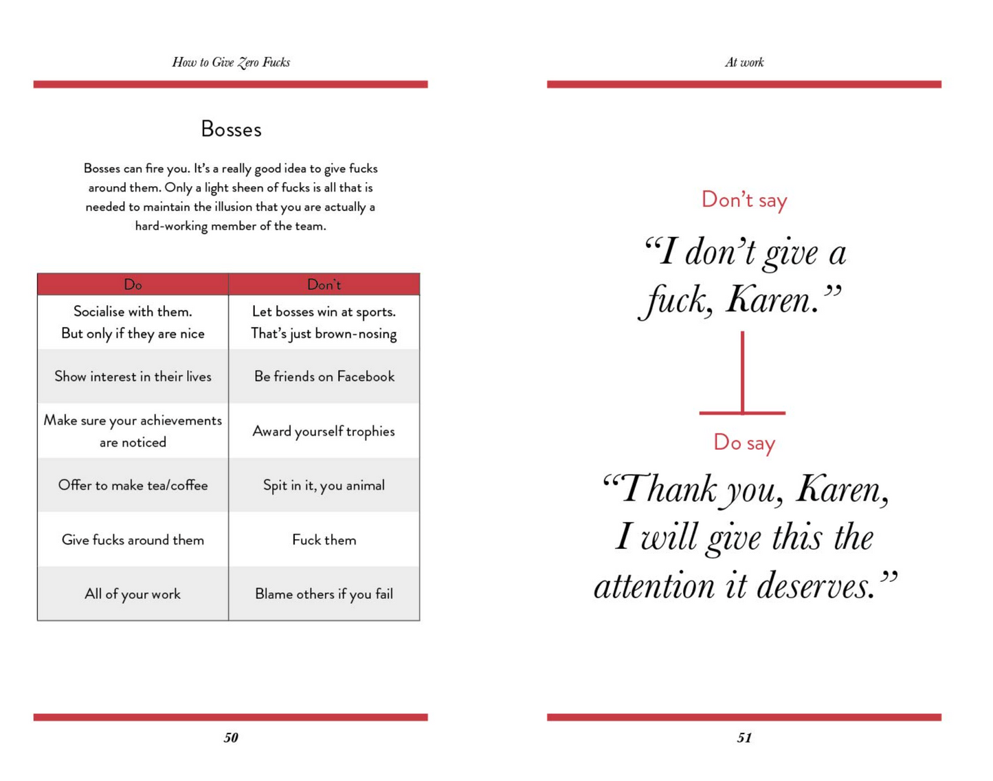 How To Give Zero F*cks Book
