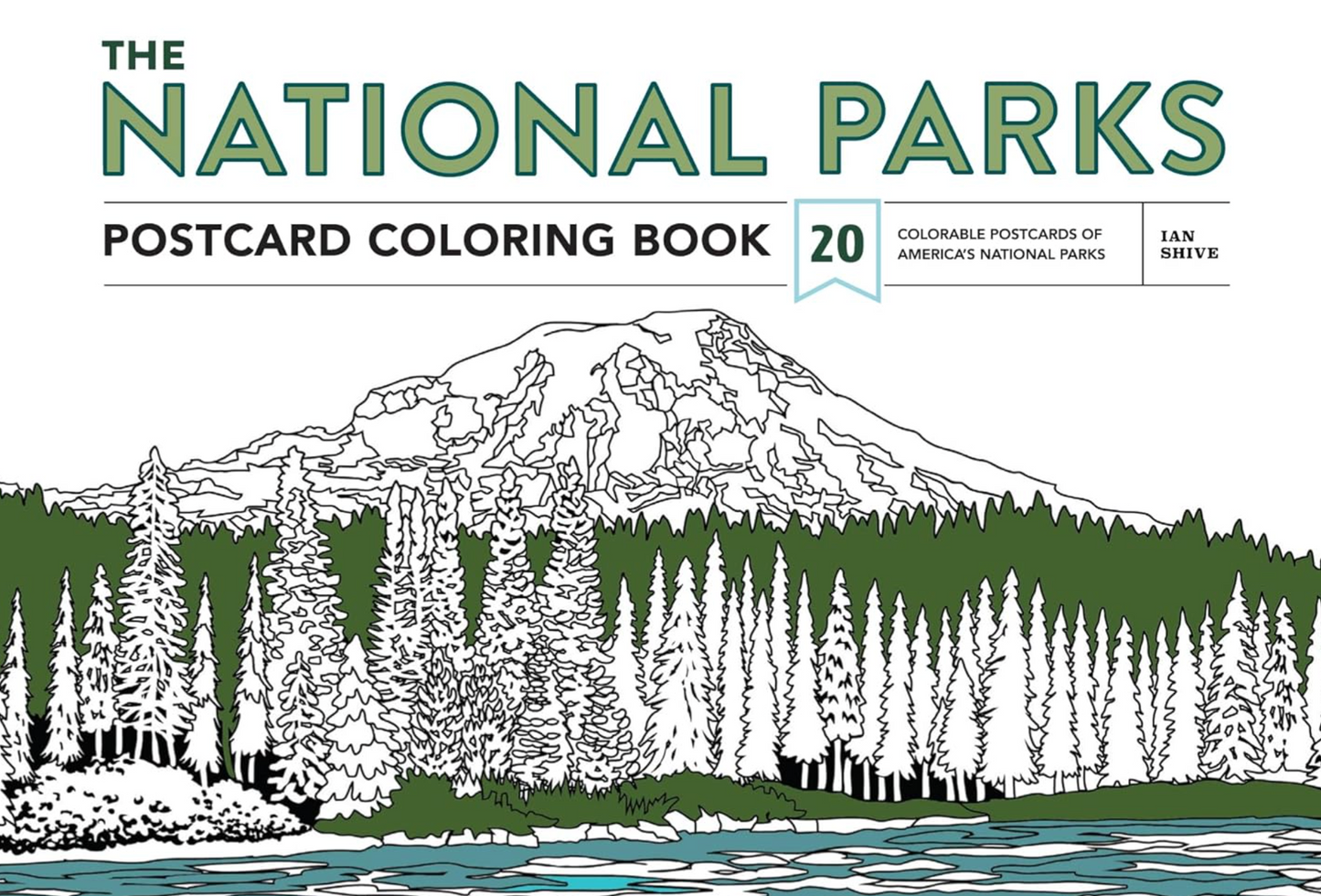 The National Parks Postcard Coloring Book